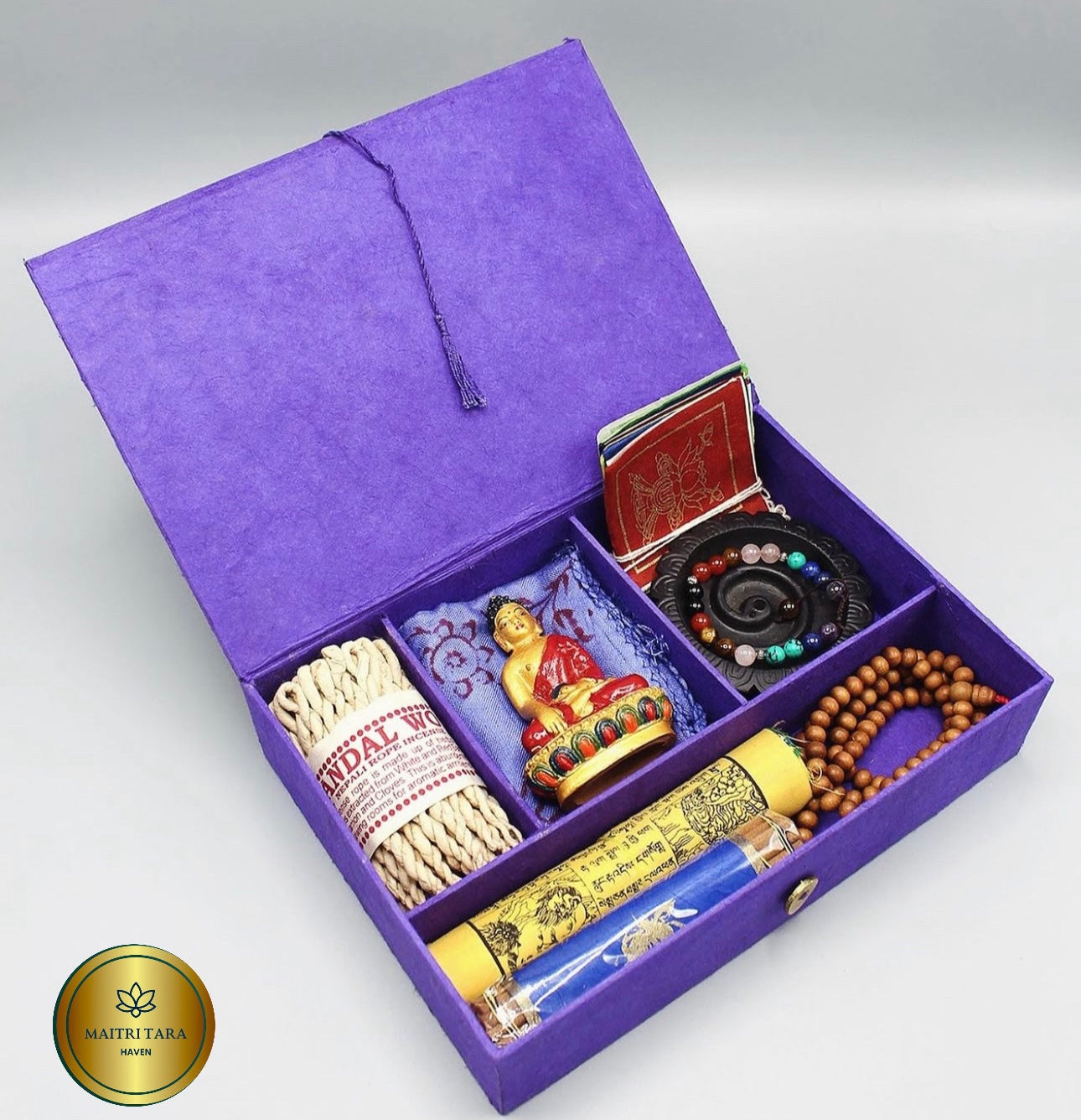 Tibetan Buddhist Travel Altar Box