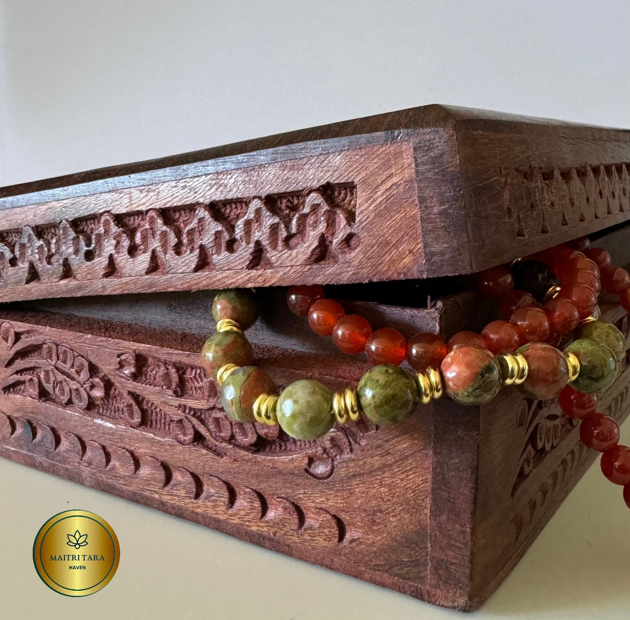 Carved Wooden Box
