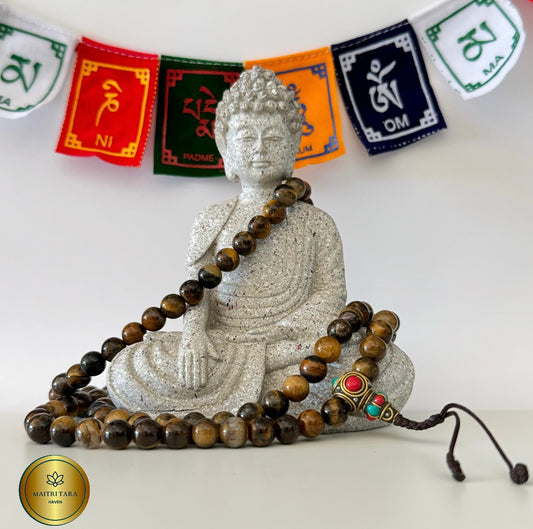 Clarity - 108 Tiger Eye Stone Mala