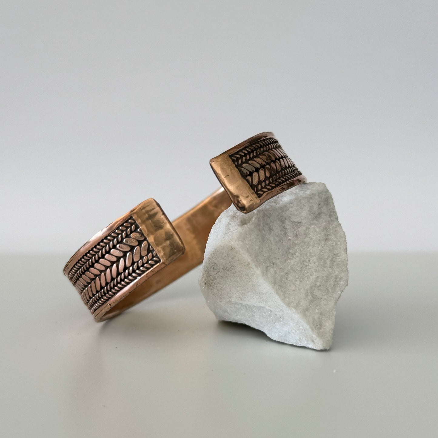 Copper - Twisted Wire Cuff Bracelet