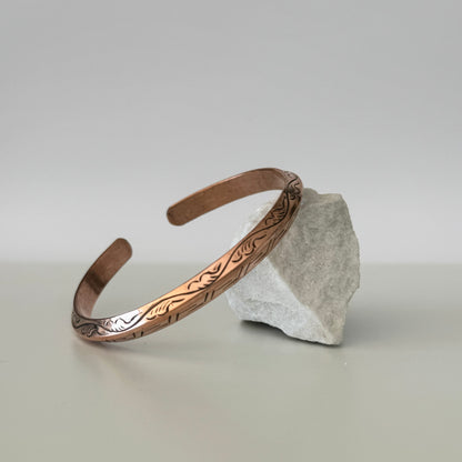 Copper Bracelet - Woven