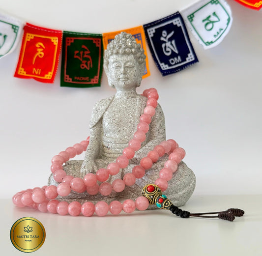 Love & Compassion - 108 Rose Quartz Stone Mala