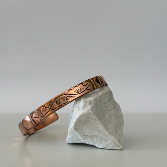 Copper Bracelet - Wind