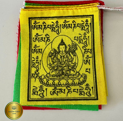 Buddhist Deities Prayer Flags