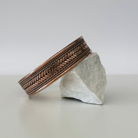 Copper - Twisted Wire Cuff Bracelet