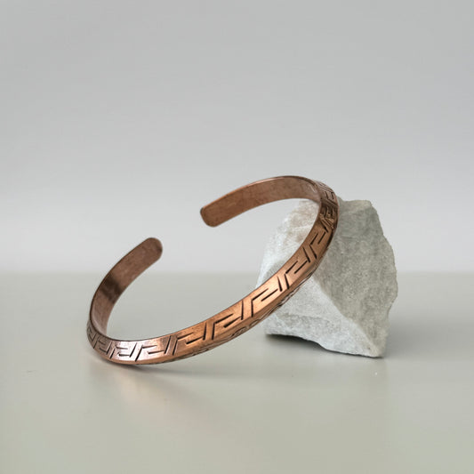 Copper Bracelet - Woven