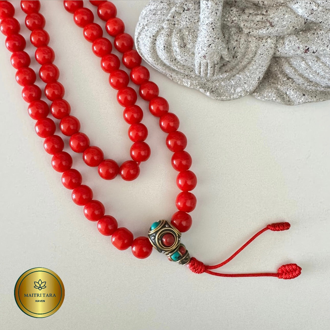 Invoking Courage - Red Coral