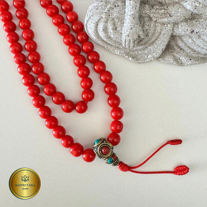 Invoking Courage - Red Coral
