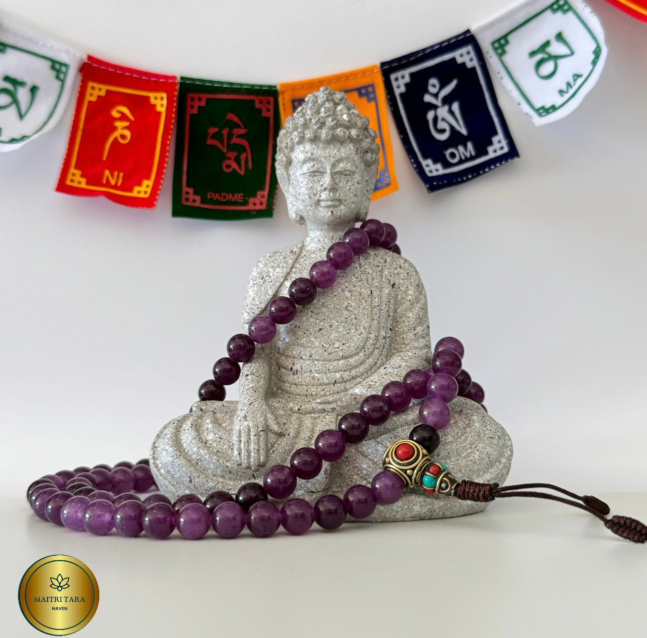 Tranquility - 108 Amethyst Stone Mala