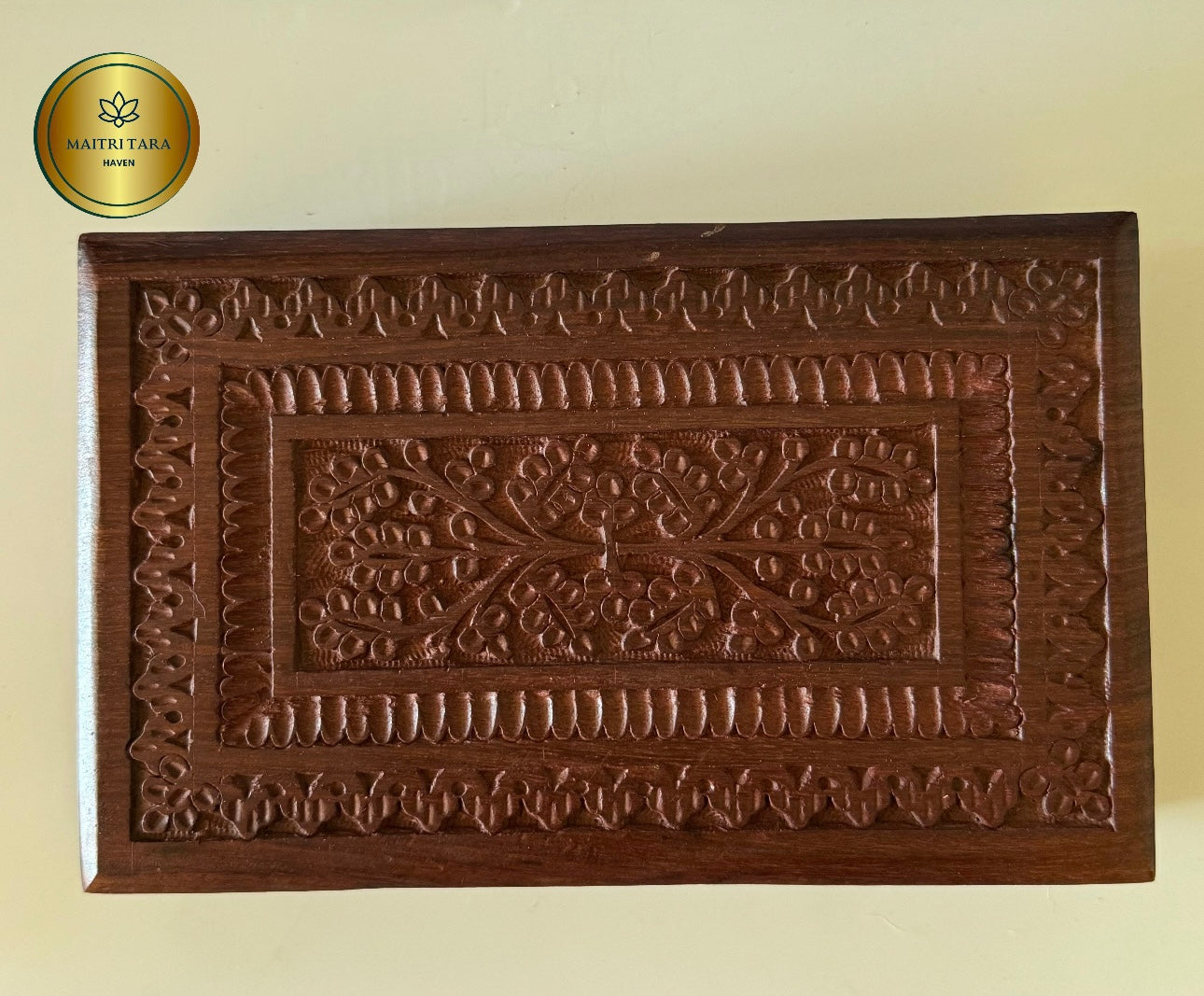 Carved Wooden Box