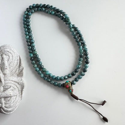 Stone mala bead 4mm